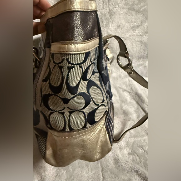 Patchwork Vintage Coach Tote Bag - Picture 8 of 12